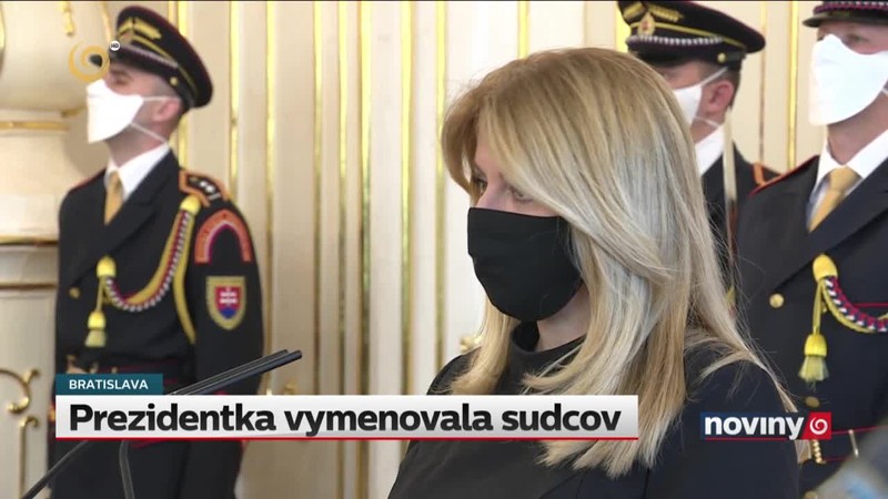 Prezidentka vymenovala sudcov
