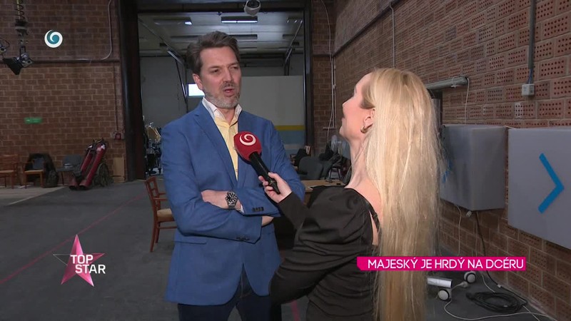 Majeský je hrdý na dcéru