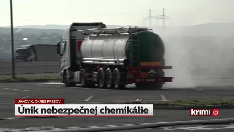 Únik nebezpečnej chemikálie