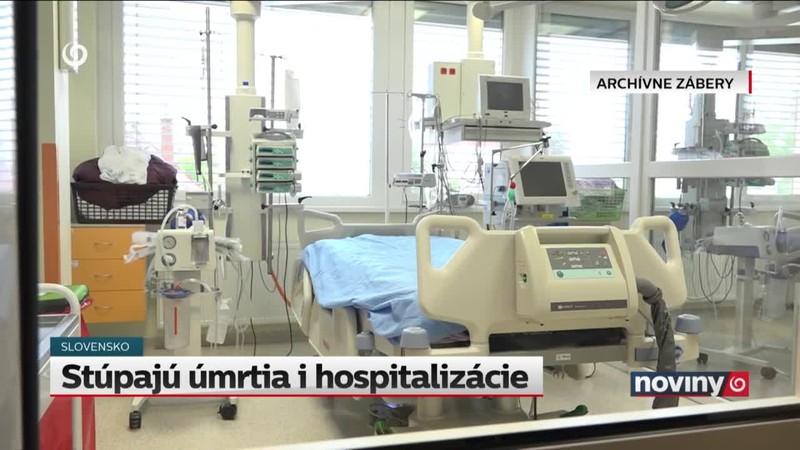Stúpajú úmrtia i hospitalizácie