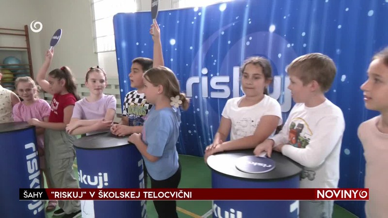 "RISKUJ" V ŠKOLSKEJ TELOCVIČNI