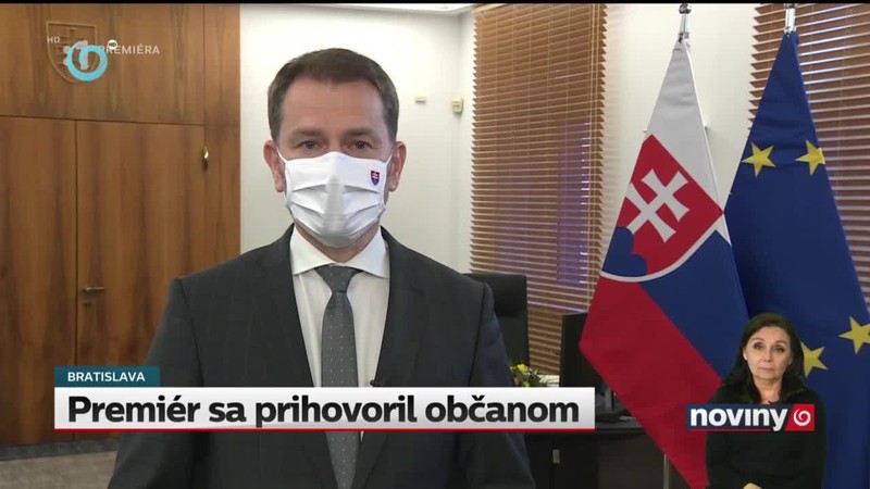 Premiér sa prihovoril občanom