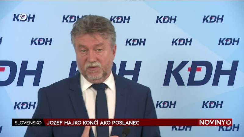 JOZEF HAJKO KONČÍ AKO POSLANEC
