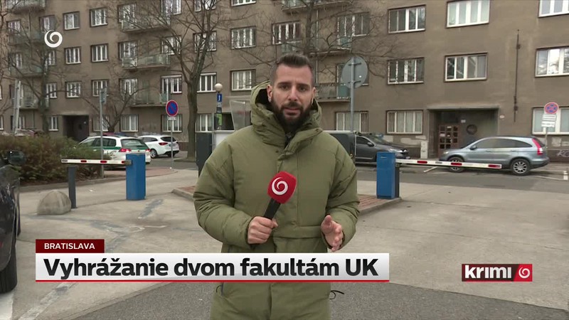Vyhrážanie dvom fakultám UK