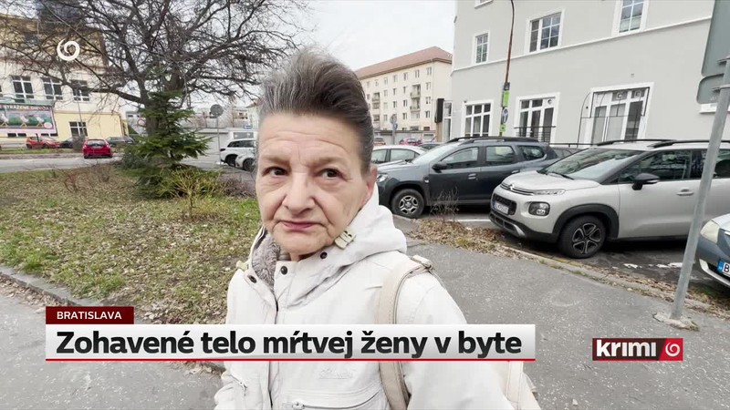 Zohavené telo mŕtvej ženy v byte