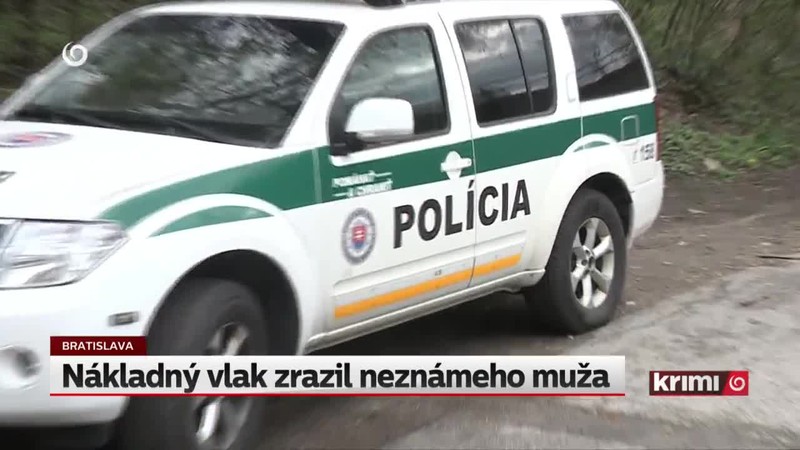 Nákladný vlak zrazil neznámeho muža