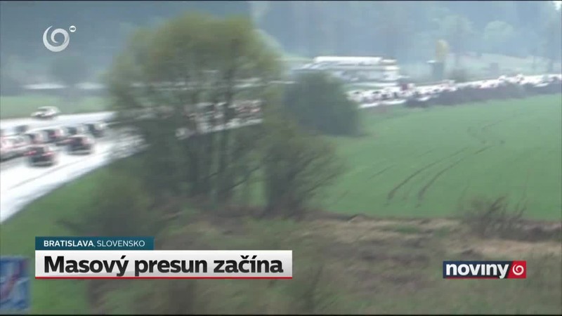 Masový presun začína