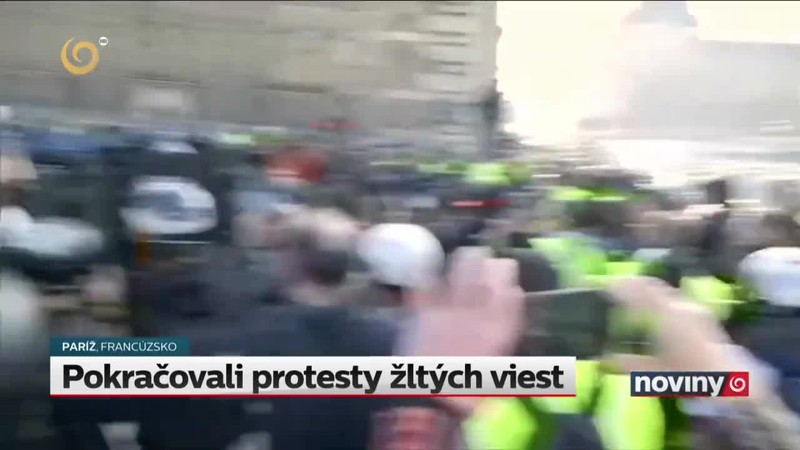 Pokračovali protesty žltých viest