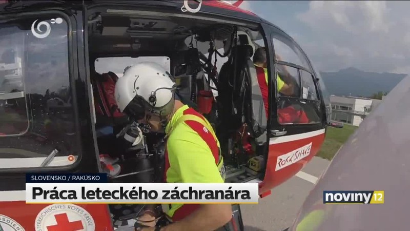 Práca leteckého záchranára