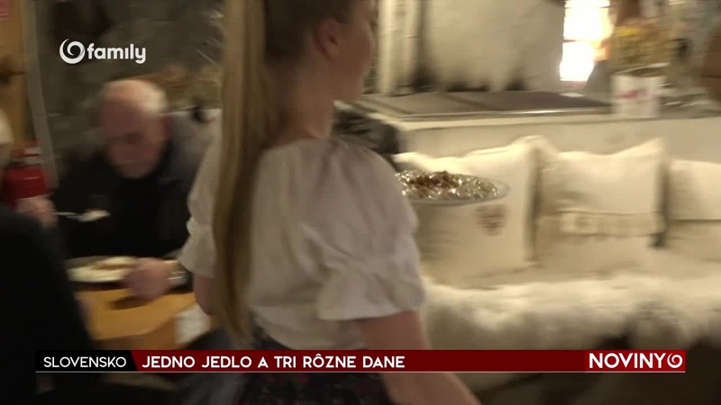 JEDNO JEDLO A TRI RÔZNE DANE