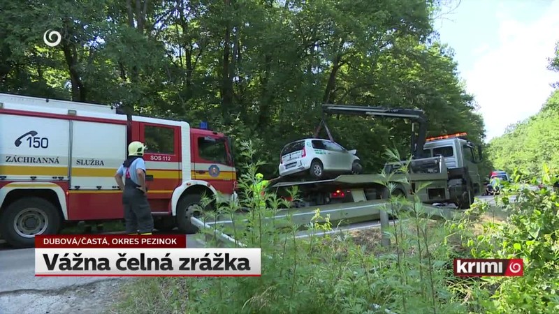 Vážna čelná zrážka
