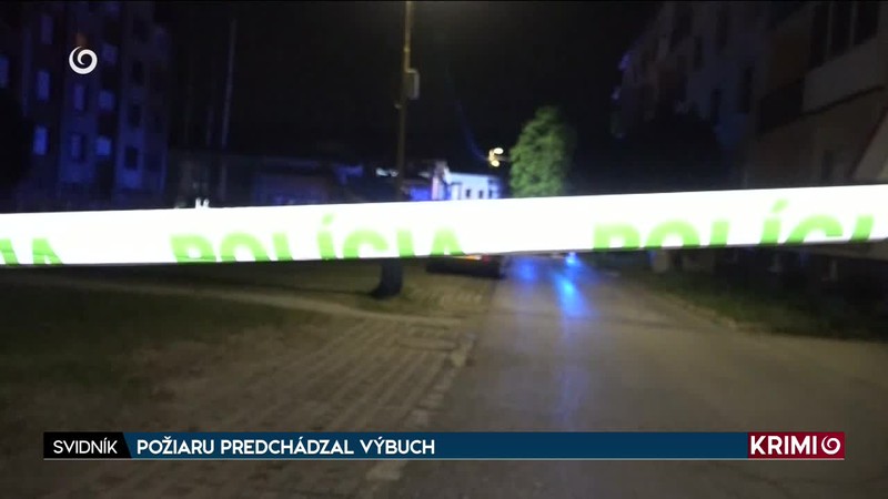 POŽIARU PREDCHÁDZAL VÝBUCH