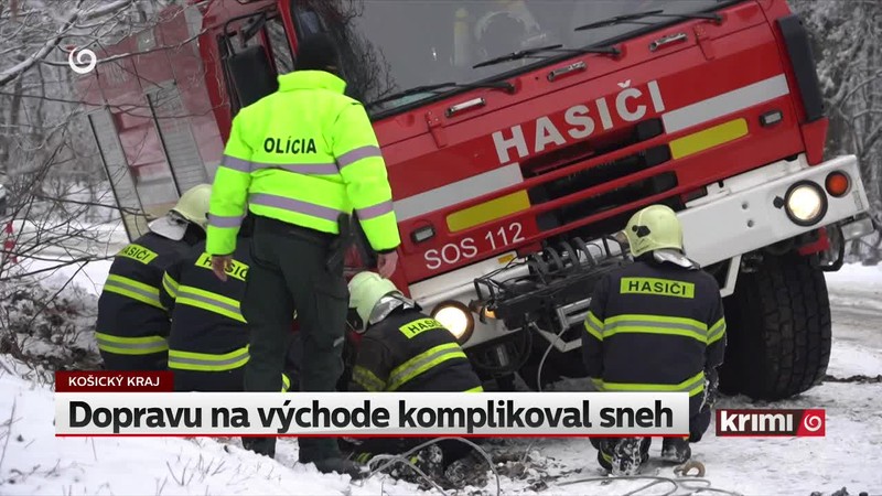 Dopravu na východe komplikoval sneh