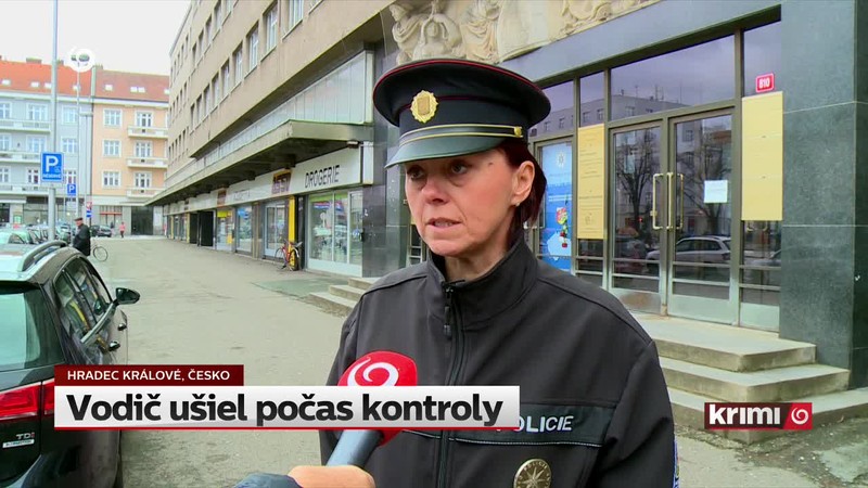 Vodič ušiel počas kontroly