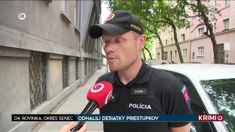 ODHALILI DESIATKY PRIESTUPKOV