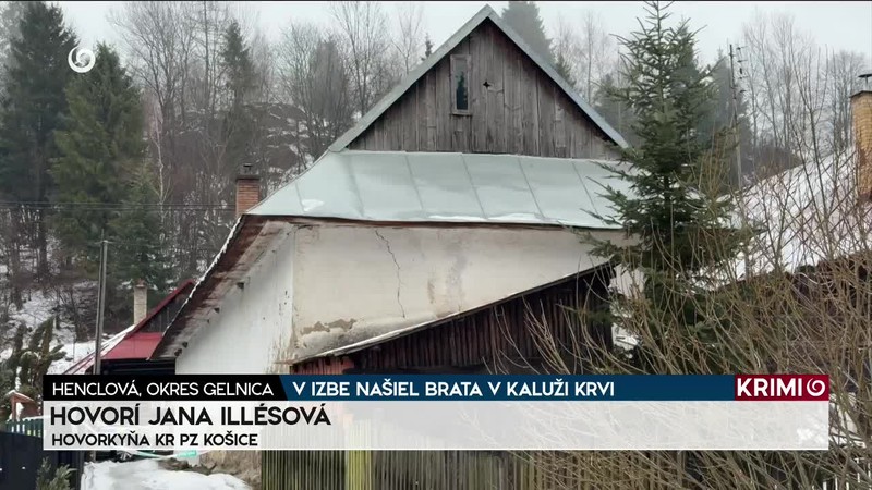 V IZBE NAŠIEL BRATA V KALUŽI KRVI