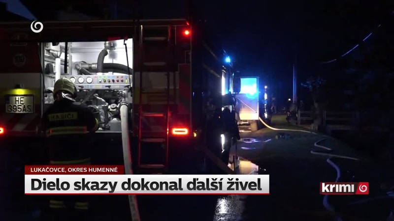 Dielo skazy dokonal ďalší živel