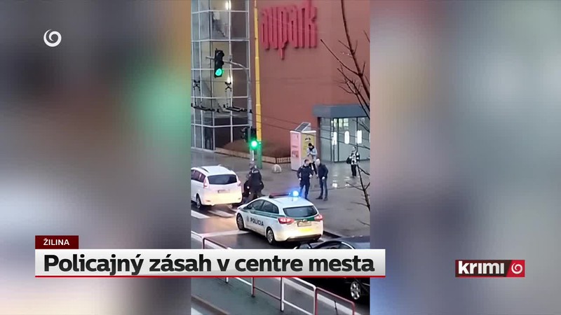 Policajný zásah v centre mesta