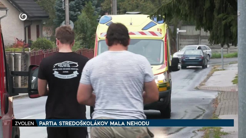 PARTIA STREDOŠKOLÁKOV MALA NEHODU