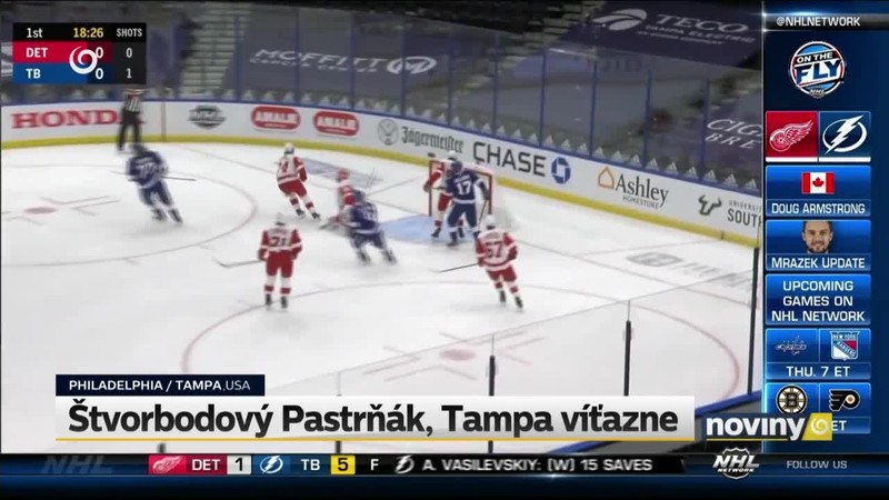 Štvorbodový Pastrňák, Tampa víťazne