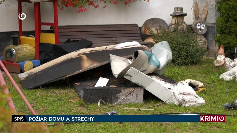 POŽIAR DOMU A STRECHY