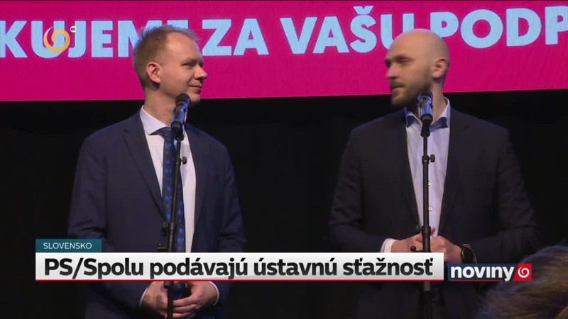PS/Spolu podávajú ústavnú sťažnosť