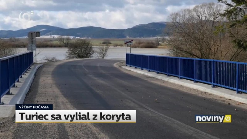Turiec sa vylial z koryta
