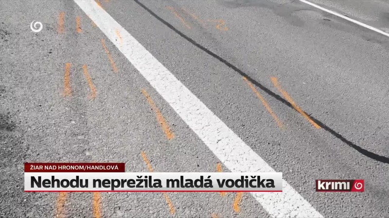 Nehodu neprežila mladá vodička