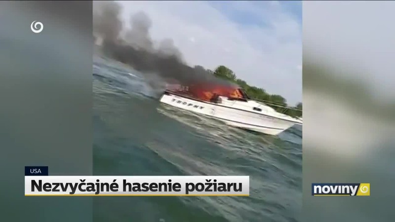 Nezvyčajné hasenie požiaru