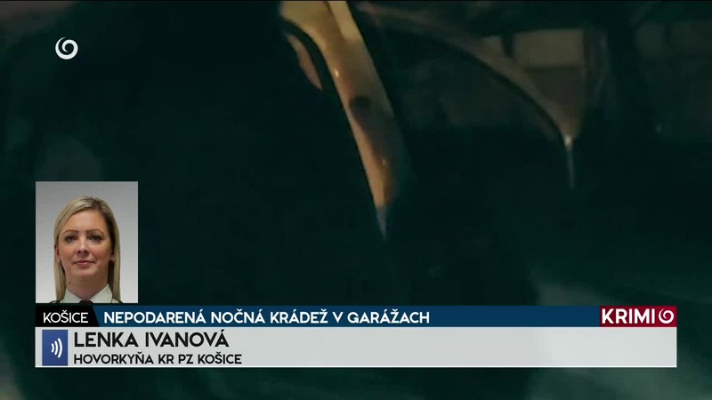 NEPODARENÁ NOČNÁ KRÁDEŽ V GARÁŽACH