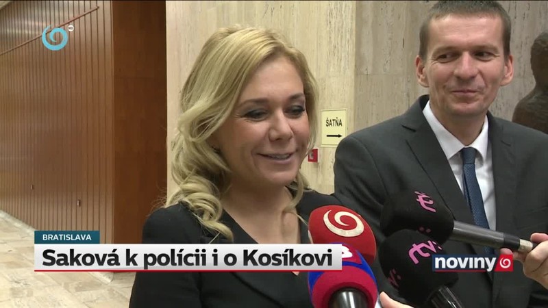 Saková k polícii i o Kosíkovi