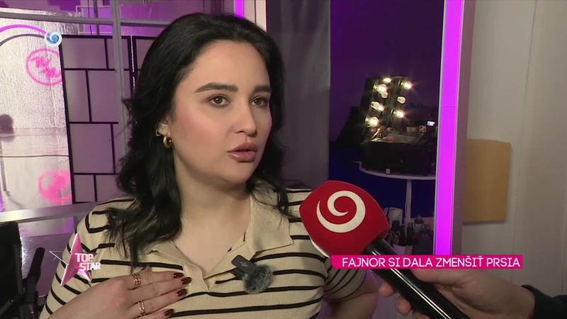 Fajnor si dala zmenšiť prsia