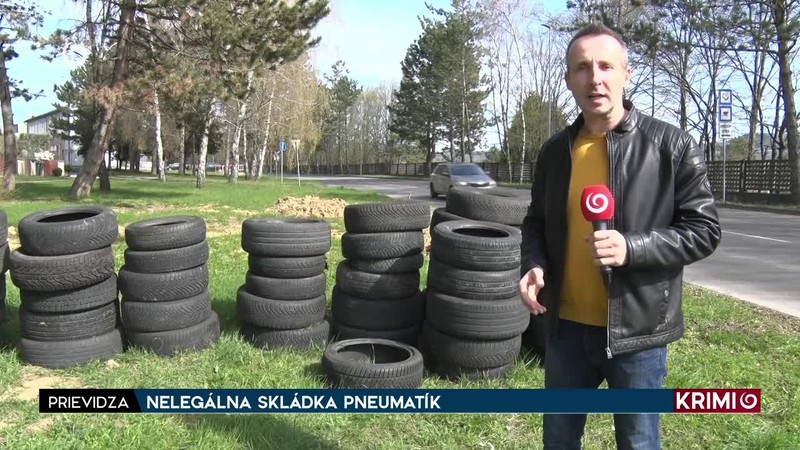 NELEGÁLNA SKLÁDKA PNEUMATÍK