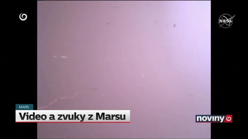 Video a zvuky z Marsu