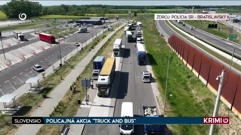 POLICAJNÁ AKCIA "TRUCK AND BUS"