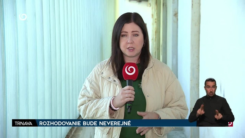 ROZHODOVANIE BUDE NEVEREJNÉ