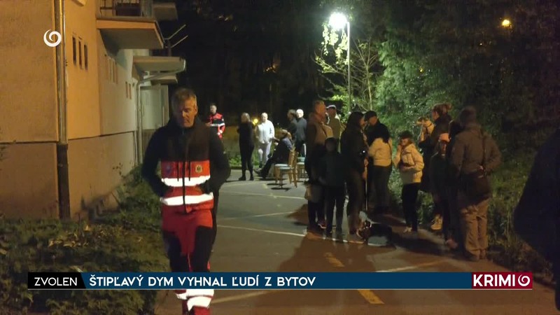 ŠTIPĽAVÝ DYM VYHNAL ĽUDÍ Z BYTOV