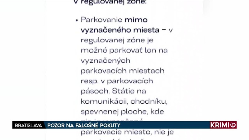 POZOR NA FALOŠNÉ POKUTY