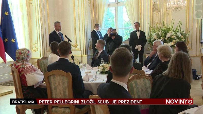 PETER PELLEGRINI ZLOŽIL SĽUB, JE PREZIDENT