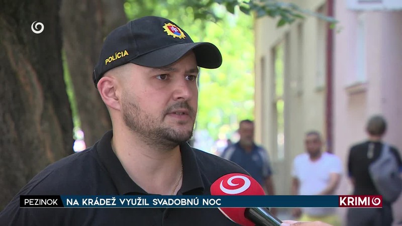 NA KRÁDEŽ VYUŽIL SVADOBNÚ NOC