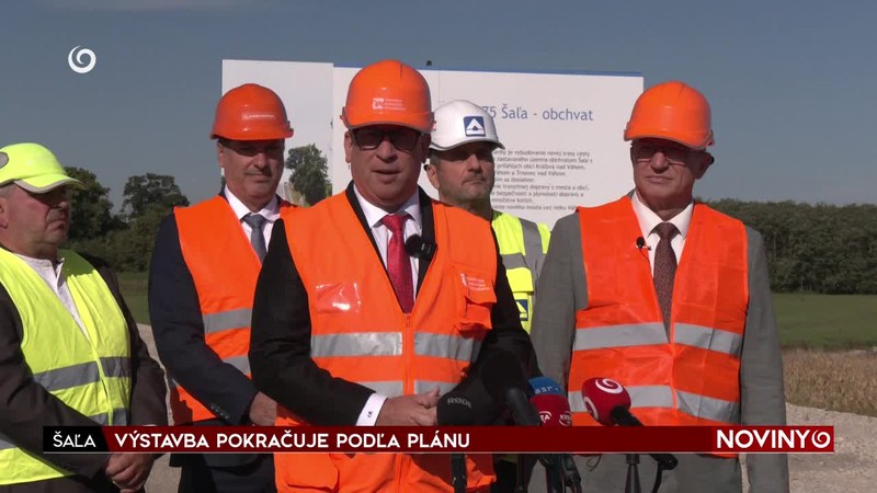 VÝSTAVBA POKRAČUJE PODĽA PLÁNU