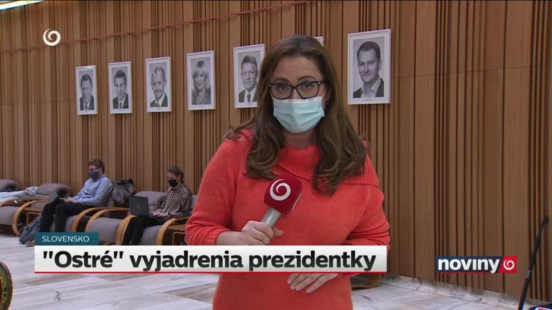 "Ostré" vyjadrenia prezidentky