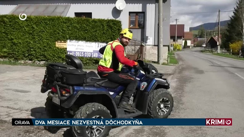 DVA MESIACE NEZVESTNÁ DÔCHODKYŇA