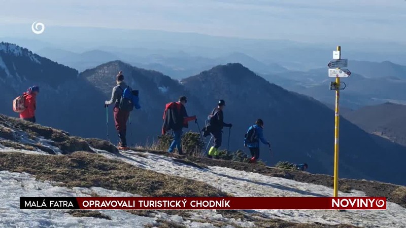 OPRAVOVALI TURISTICKÝ CHODNÍK