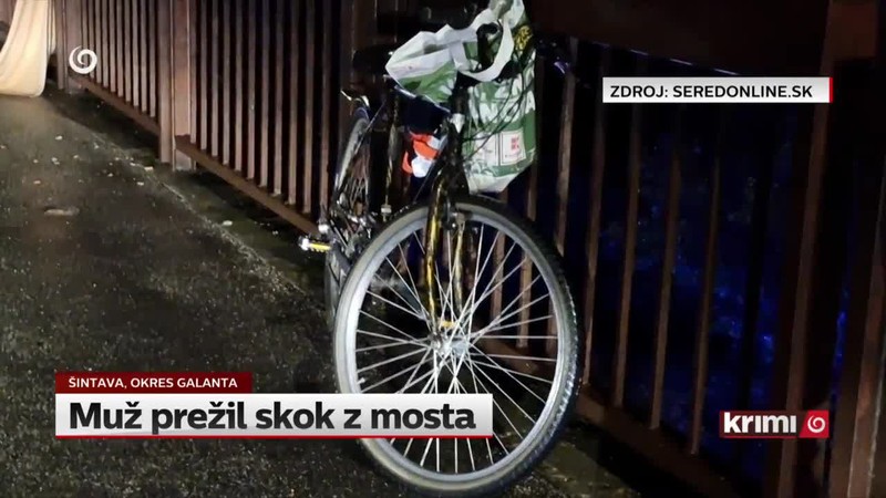 Muž prežil skok z mosta