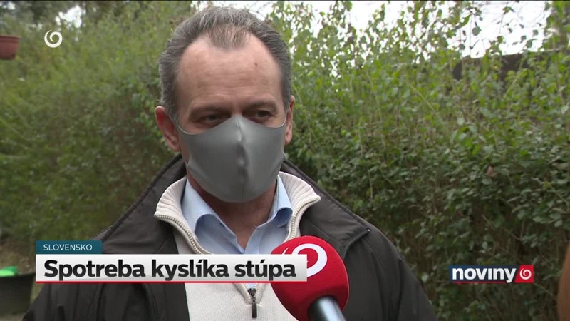 Spotreba kyslíka stúpa