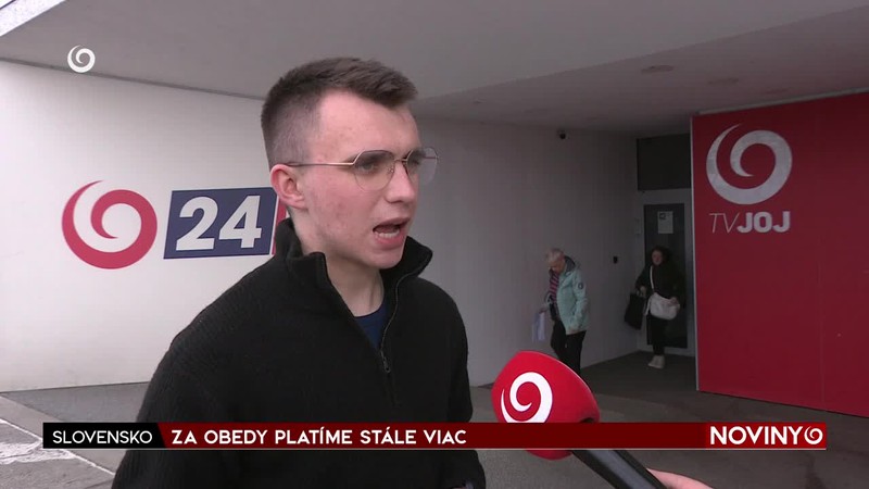 ZA OBEDY PLATÍME STÁLE VIAC