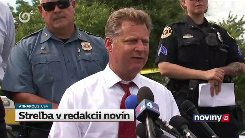Streľba v redakcii novín