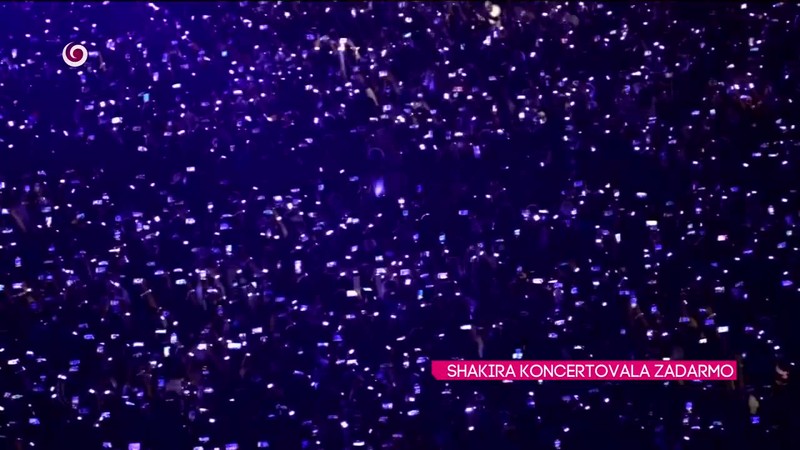 SHAKIRA KONCERTOVALA ZADARMO