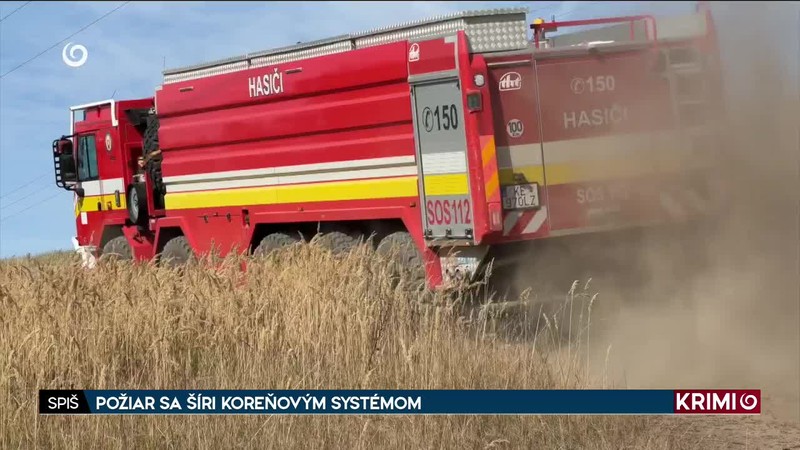 POŽIAR SA ŠÍRI KOREŇOVÝM SYSTÉMOM